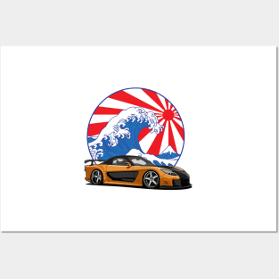 mazda rx7 Posters and Art